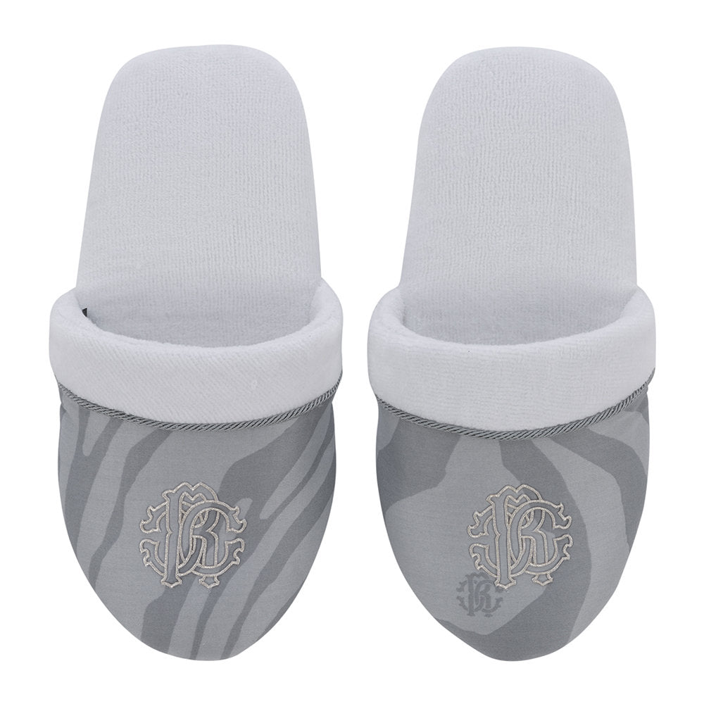 Roberto Cavalli Macro Zebrage Slippers - Bianco/Perla | Slippers | Women All Shoes Slippers