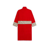 Roberto Cavalli Macro Zebrage Bathrobe Shawl - Rosso/Sabbia