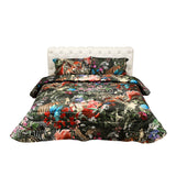 Roberto Cavalli Paradise Black Satin Sheets Set