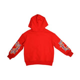 MSGM Kids Logo Print Red Jogging Suit