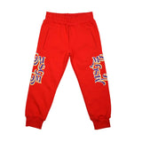 MSGM Kids Logo Print Red Jogging Suit