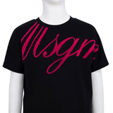 MSGM Kids  Black T-Shirt