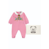 Moschino Kids New Born Teddy Bear Cotton Babygrow