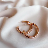 Chato Monza Earring Rose Gold And Silver