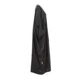 N Design Women's Embroidered Roses In 3D Black Abaya