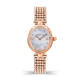 Cerruti 1881 Nemi Women White Mop And Silver Watch