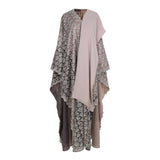 Nero Fashion Nude Grey Abaya Free Size