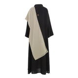 Nero Fashion Black & Yellow Abaya Free Size