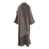 Nero Fashion Brown Abaya Large Size