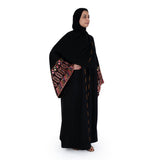Nero Abaya Black And Multi Color Free Size