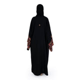 Nero Abaya Black And Multi Color Free Size