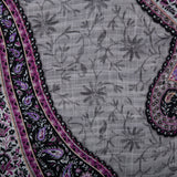 Nero Jalabiya Gray With Purple Free Size