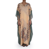 Nero Jalabiya Yellow And Green Color Free Size