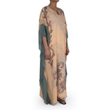 Nero Jalabiya Yellow And Green Color Free Size