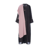 Nero Women's Large Black/Nude Daily Abaya