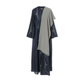 Nero Women's Large Navy Blue Daily Abaya