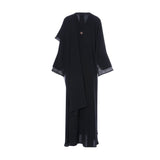 Nero Women's Large Black Abaya