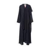 Nero Women's Large Black Abaya