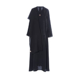 Nero Women's Large Black Abaya