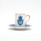 Nest Coffee Cup And Saucer Set Of 6, 80 ml