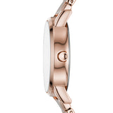 DKNY Women's Rose Gold Analog Stainless Steel Watch