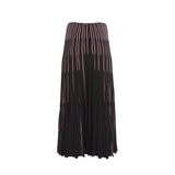 Oblique Women's Black Creations Stripe Skirt