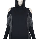 Oblique Women's White/Black  Sweater