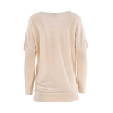 Oblique Women's Beige Creations Sweater
