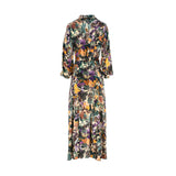 Momoni Multicolor Printed Silk Dress