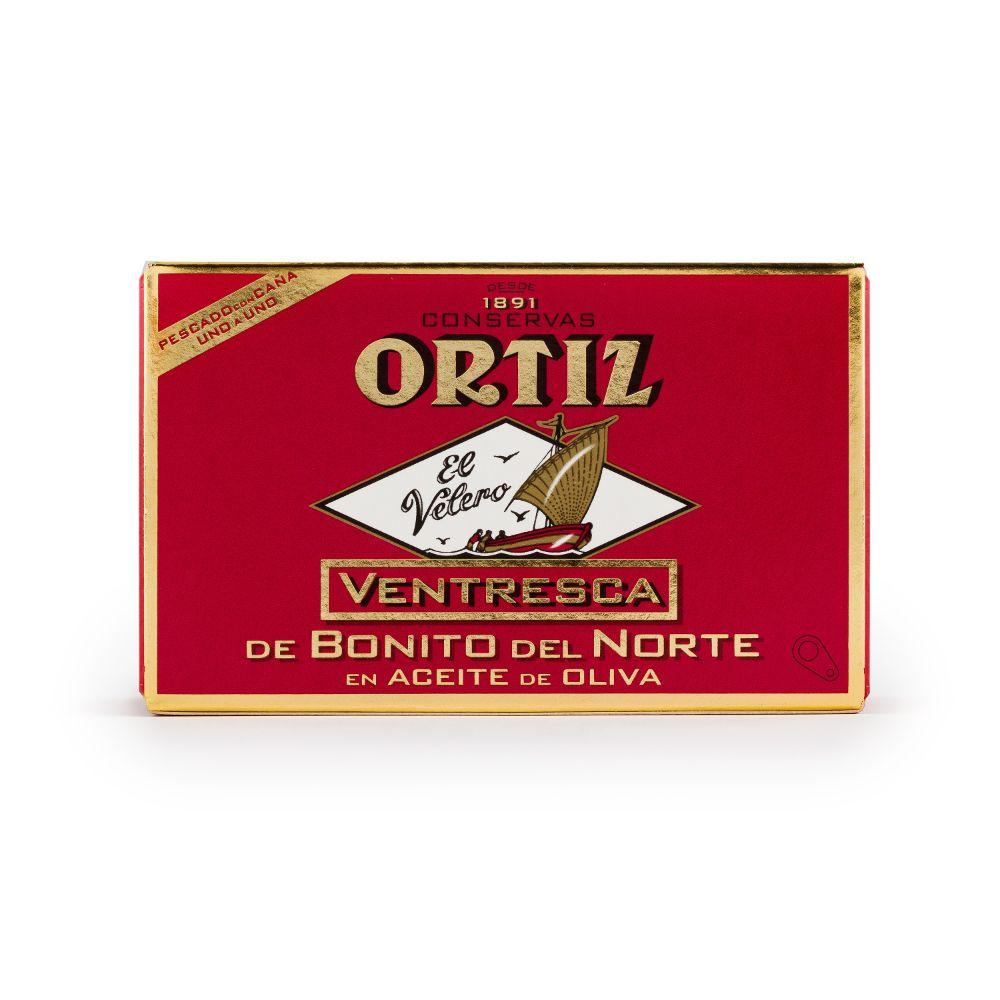 Conservas Ortiz White Tuna Belly in Olive Oil 110g | Food Essentials | Newcode | scat: Seafood | Seafood Conservas Ortiz White Tuna Belly in Olive Oil 110g | Food Essentials | Newcode | scat: Seafood | Seafood