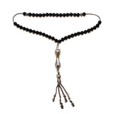 Ouzounian Rosary Silver 925 withÂ¬â€ Clatter BeadsÂ¬â€ & Black Onix