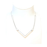 Ouzounian Necklace 18 Carat White Gold With Diamond