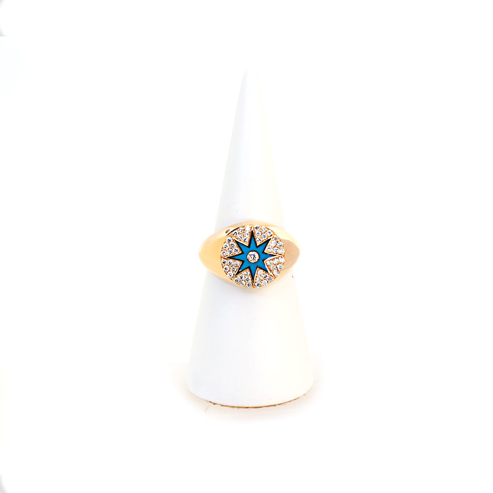 Ouzounian Ring 18 Carat Pink Gold With Diamond Size 6.5 | Fine Jewellery | Ring | SP | Women Rings | Womens Ouzounian Ring 18 Carat Pink Gold With Diamond Size 6.5 | Fine Jewellery | Ring | SP | Women Rings | Womens