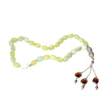 Ouzounian Rosary Silver 925 & Amber with Diamond RD 4.28