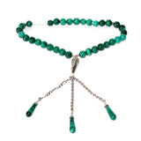 Ouzounian Rosary Silver 925 with Malachite