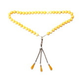Ouzounian Rosary Silver 925 with Yellow Aroganite - Blue Salon
