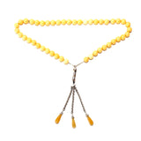 Ouzounian Rosary Silver 925 with Yellow Aroganite