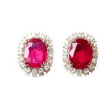 Ouzonian Earrings 18 Carat White Gold - Blue Salon