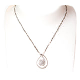 تعليثة اوزونيان من الذهب الابيض عيار 18 مع الماس 