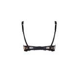 Fleur Of England Embroidered Onyx Balcony Bra