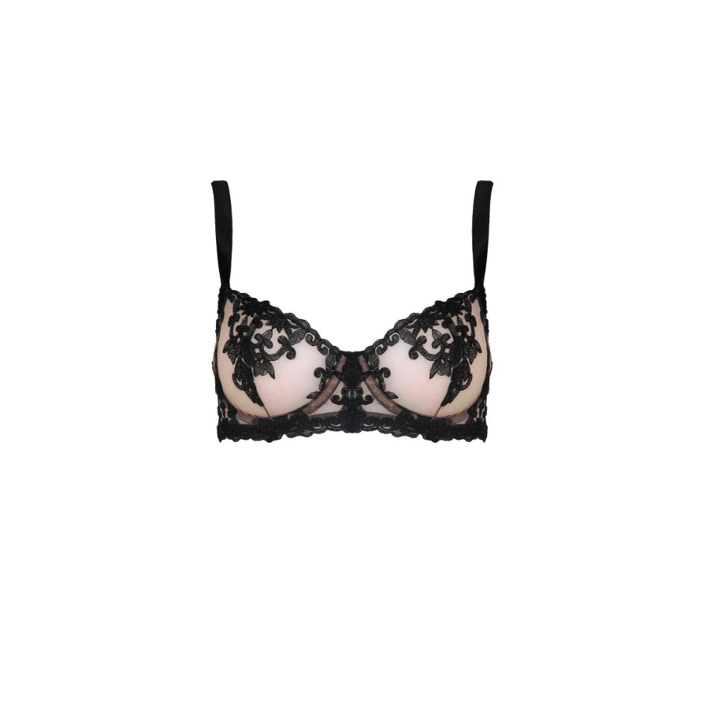 Fleur Of England Embroidered Onyx Balcony Bra | All Lingerie | Blushing Brides | Bra | Bras | Lingerie | Our Exclusives | Underwire Fleur Of England Embroidered Onyx Balcony Bra | All Lingerie | Blushing Brides | Bra | Bras | Lingerie | Our Exclusives | Underwire