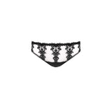 Fleur Of England Embroidered Onyx Brief