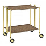 Platex Textable Acrylic 2 Tiers Trolley Doree Tweed