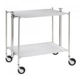 Platex Textable Trolley 2 Et. Chromee Argent/Silver