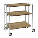 Platex Textable Trolley 3 Et. Chromee Chene Clair/Light Oak