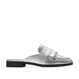 Cole Haan Pinch Stitchlite Slide Silver Cracklesize 8.5