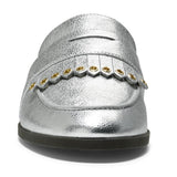Cole Haan Pinch Stitchlite Slide Silver Cracklesize 8.5
