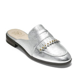 Cole Haan Pinch Stitchlite Slide Silver Cracklesize 8.5
