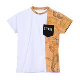 Alviero Martini Kids Boy's White/Geo Set T-Shirt & Bermuda