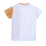Alviero Martini Kids Boy's White/Geo Set T-Shirt & Bermuda